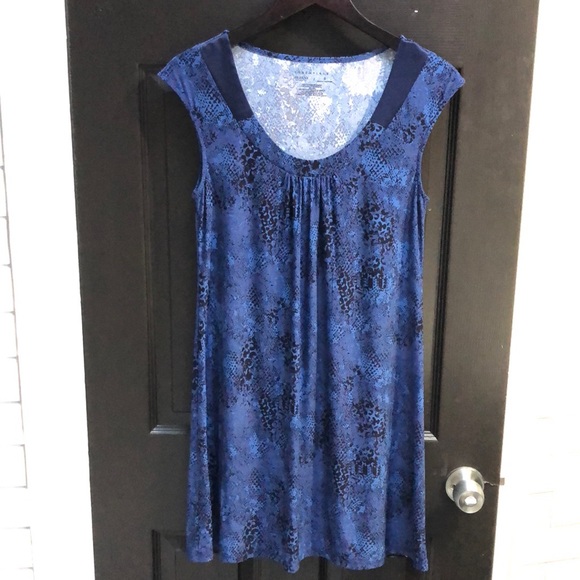 Alfani Other - Alfani intimates essentials night gown blue & black size small